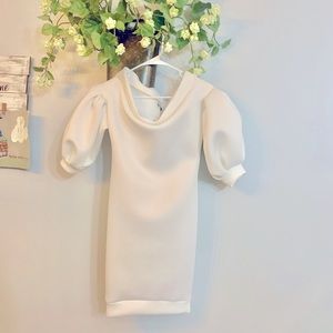 Fashion Nova Unstoppable Ivory Dress